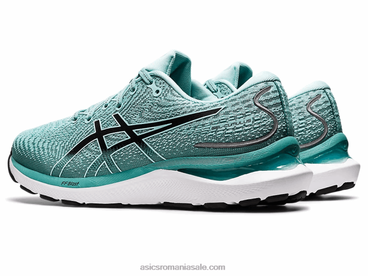 Asics oaza verde/negru gel-cumulus 24 lățime ZF4643249