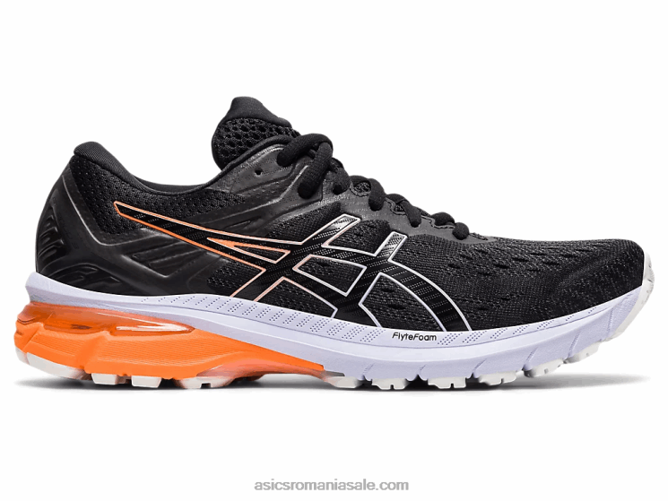 Asics opal negru/liliac gt-2000 9 lățime ZF4643954