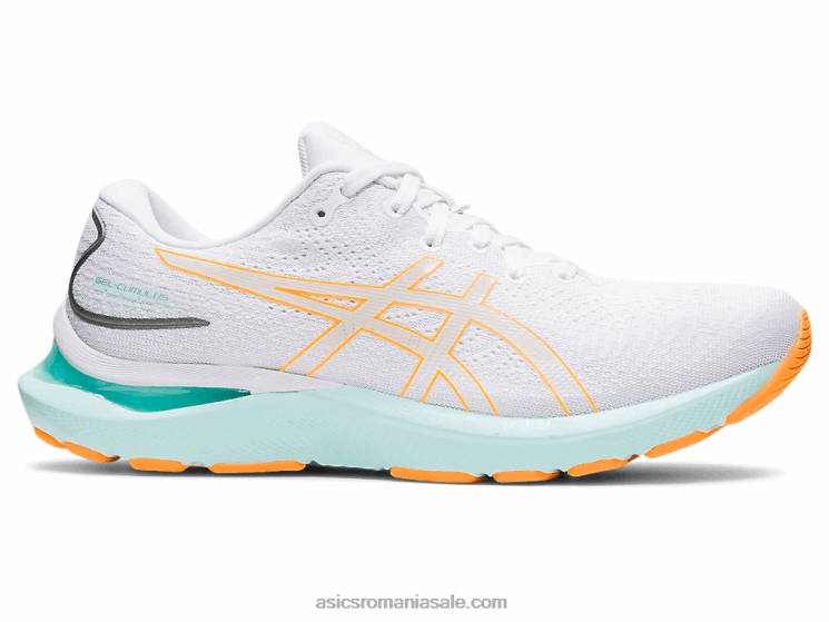 Asics pop alb/portocaliu gel-cumulus 24 ZF4643232