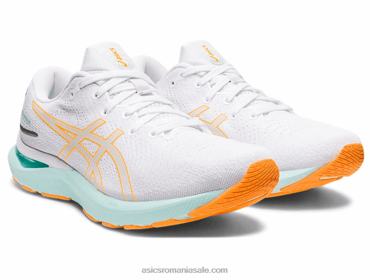Asics pop alb/portocaliu gel-cumulus 24 ZF4643232