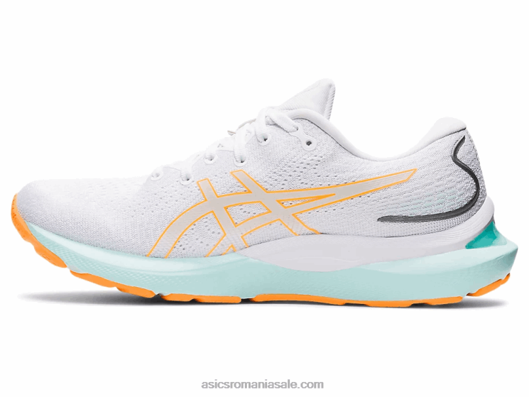 Asics pop alb/portocaliu gel-cumulus 24 ZF4643232