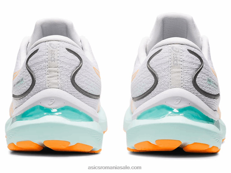Asics pop alb/portocaliu gel-cumulus 24 ZF4643232