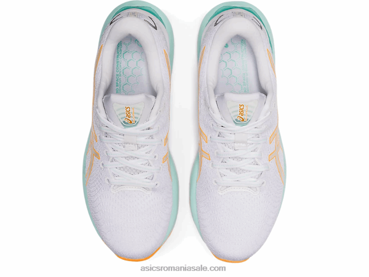Asics pop alb/portocaliu gel-cumulus 24 ZF4643232