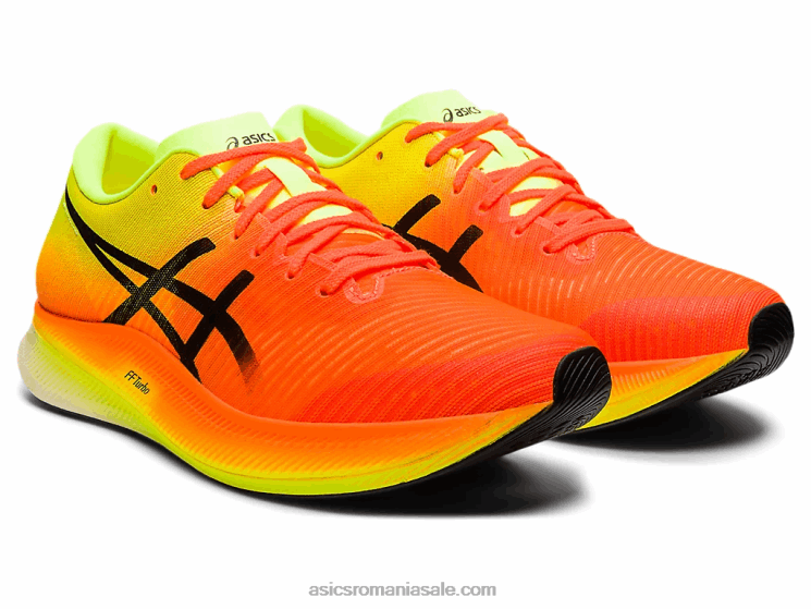 Asics portocaliu/negru șocant marginea metavitezei ZF4642845