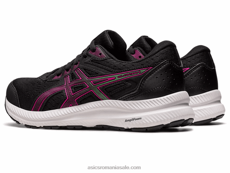 Asics rave negru/roz gel-contend 8 lățime ZF4642435
