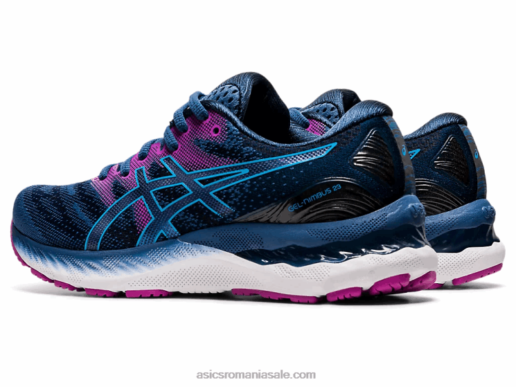 Asics rechin mare/aqua digital gel-nimbus 23 lățime ZF4644012