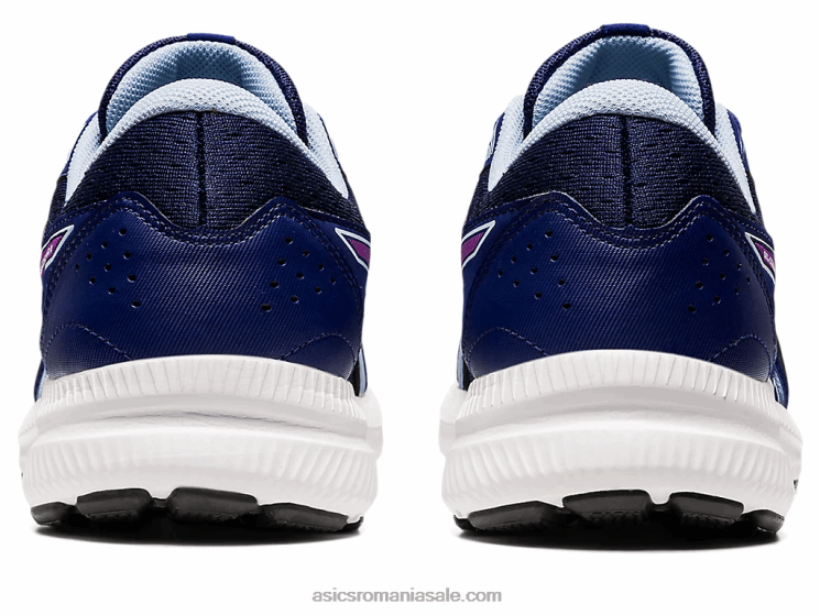 Asics scufundare albastru/cer moale gel-contend 8 lățime ZF4642597