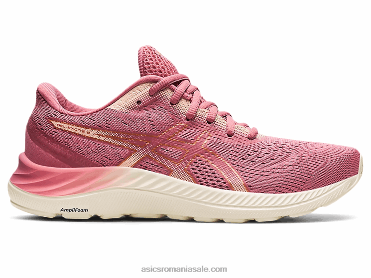 Asics trandafir afumat/bronz pur gel-excitare 8 ZF4643699