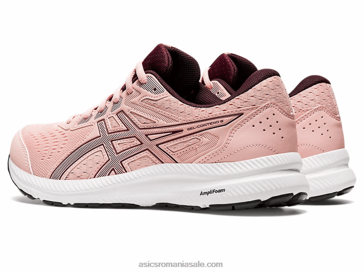 Asics trandafir înghețat/marte adâncă conținut de gel 8 ZF4642677