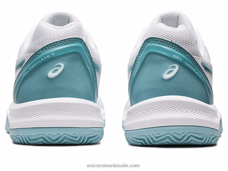 Asics alb/albastru fum gel-dedicat 7 argilă ZF4643184