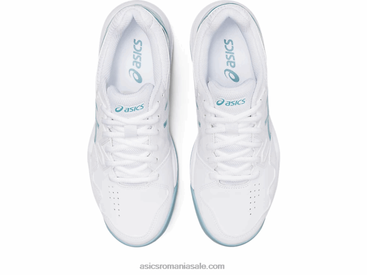 Asics alb/albastru fum gel-dedicat 7 argilă ZF4643184