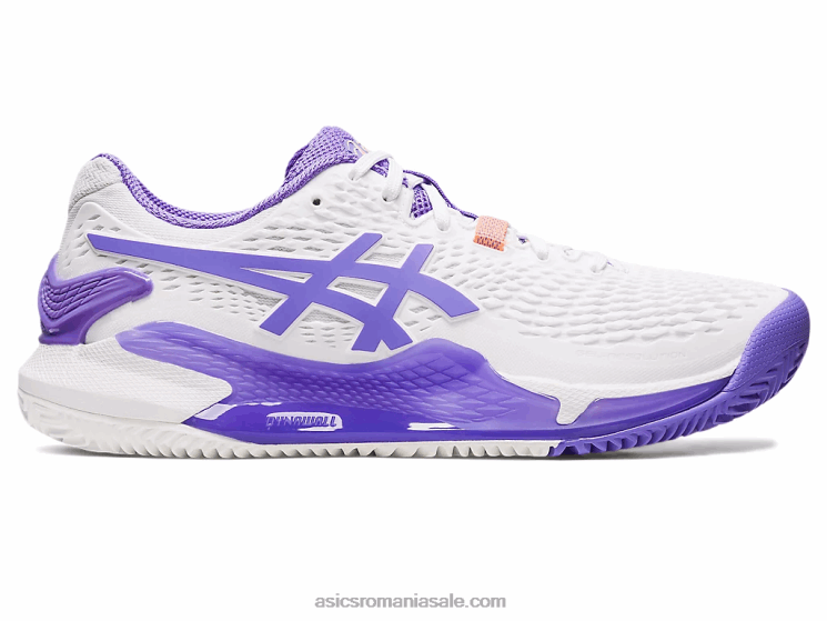 Asics alb/ametist gel-rezoluție 9 argilă ZF4642452