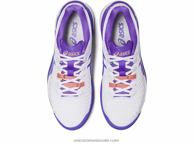 Asics alb/ametist gel-rezoluție 9 argilă ZF4642452