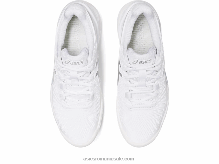 Asics alb/argint pur gel-rezoluție 9 argilă ZF4642459