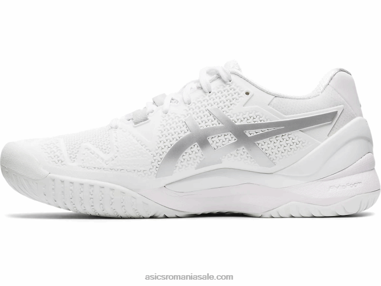Asics alb/argint pur rezoluție gel 8 ZF4644186