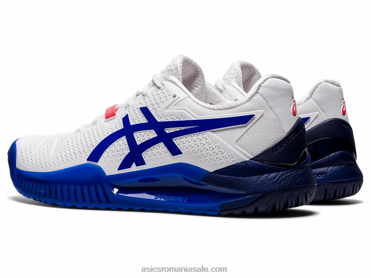 Asics alb/lapis lazuli albastru rezoluție gel 8 ZF4643867