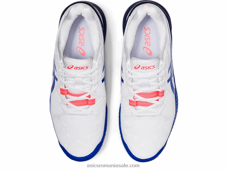 Asics alb/lapis lazuli albastru rezoluție gel 8 ZF4643867