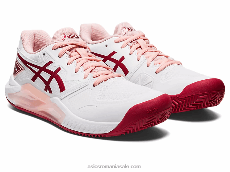 Asics alb/merișor gel-challenger 13 argilă ZF4642804
