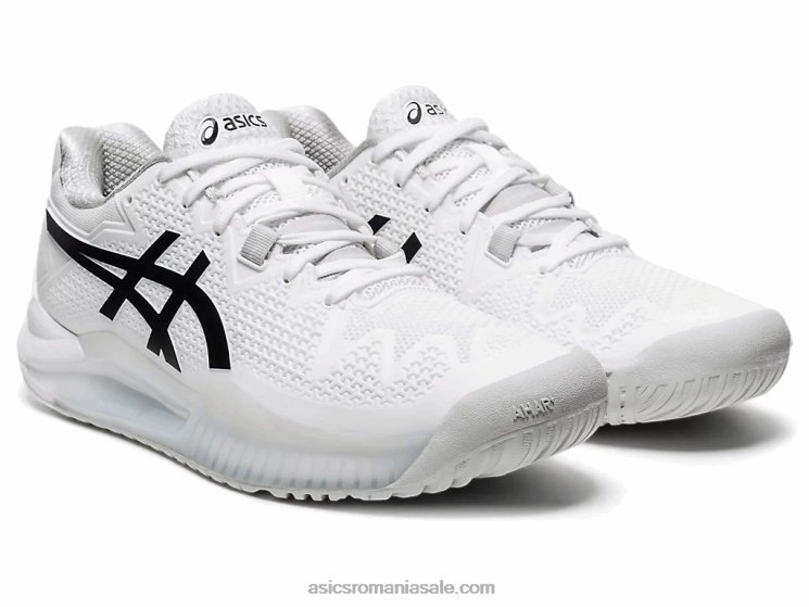 Asics alb negru rezoluție gel 8 ZF4644152