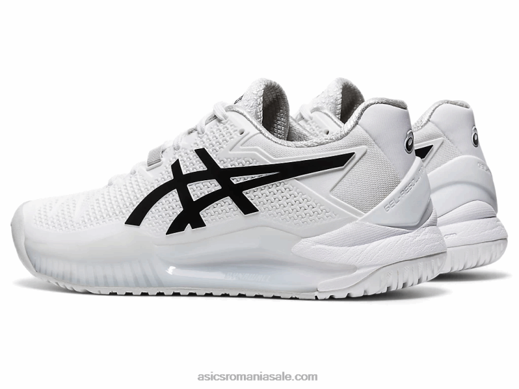 Asics alb negru rezoluție gel 8 ZF4644152
