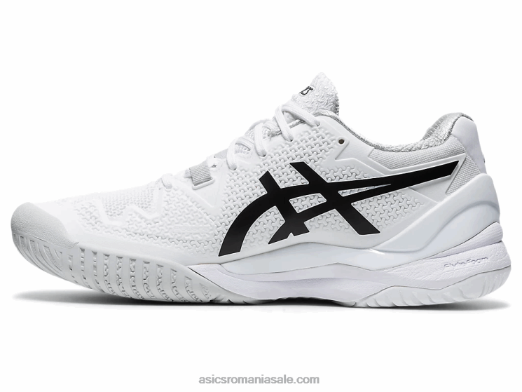 Asics alb negru rezoluție gel 8 ZF4644152