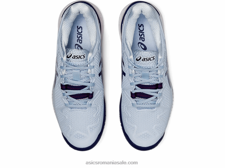 Asics cer moale/albastru scufundat gel-rezoluție 8 lățime ZF4643107