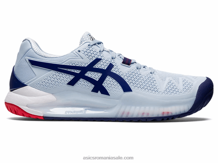 Asics cer moale/albastru scufundat rezoluție gel 8 ZF4643122