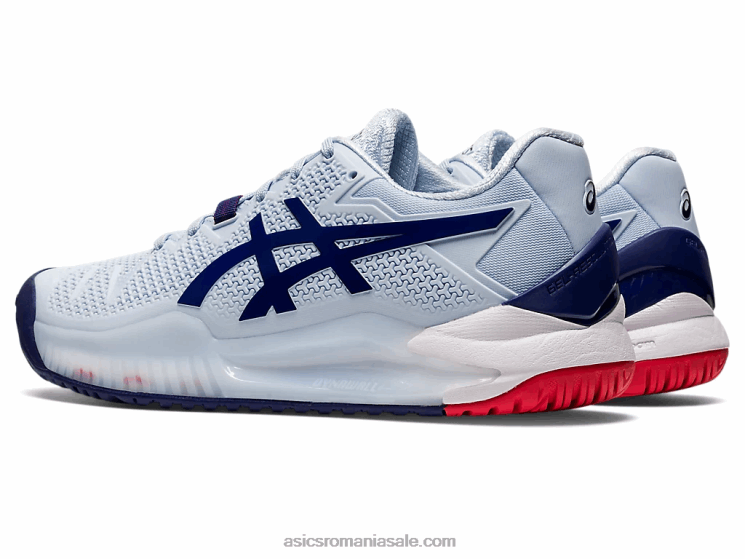 Asics cer moale/albastru scufundat rezoluție gel 8 ZF4643122