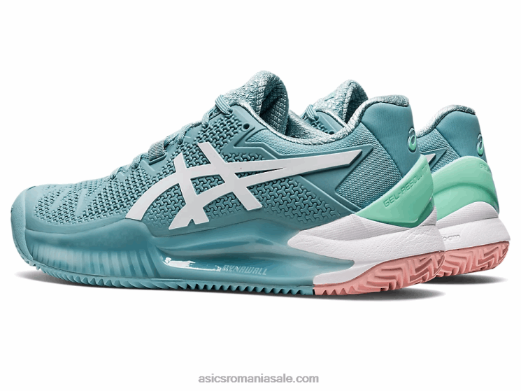 Asics fum albastru/alb gel-rezoluție 8 argilă ZF4643087