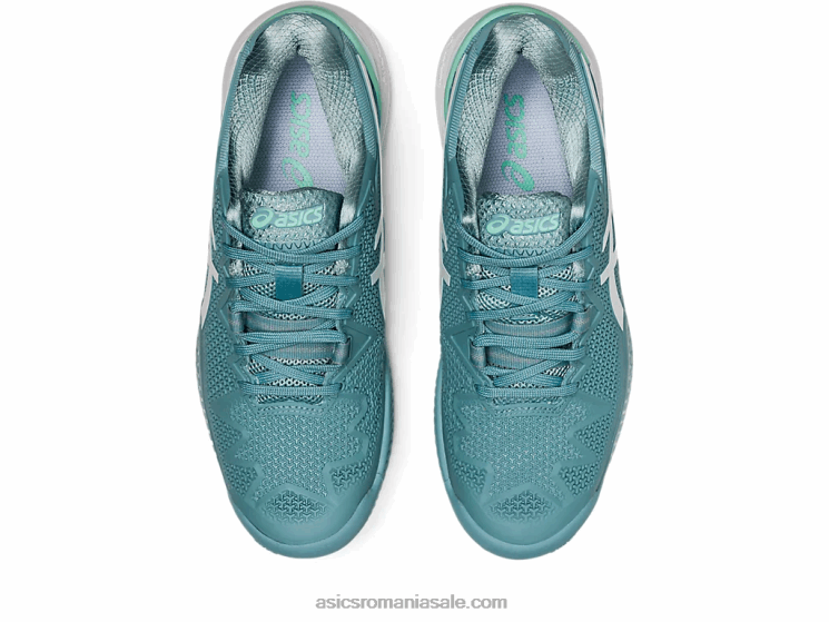 Asics fum albastru/alb gel-rezoluție 8 argilă ZF4643087