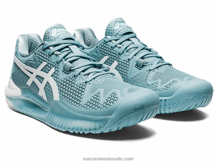Asics fum albastru/alb rezoluție gel 8 ZF4642957