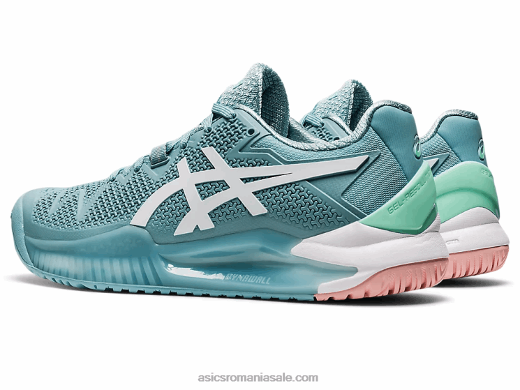 Asics fum albastru/alb rezoluție gel 8 ZF4642957