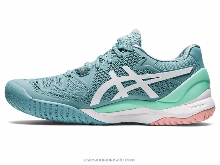 Asics fum albastru/alb rezoluție gel 8 ZF4642957