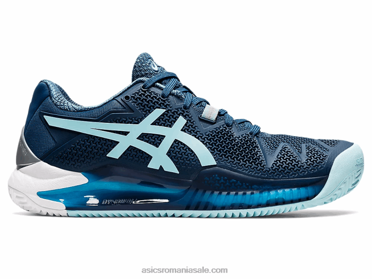 Asics indigo deschis/albastru clar gel-rezoluție 8 argilă ZF4643259
