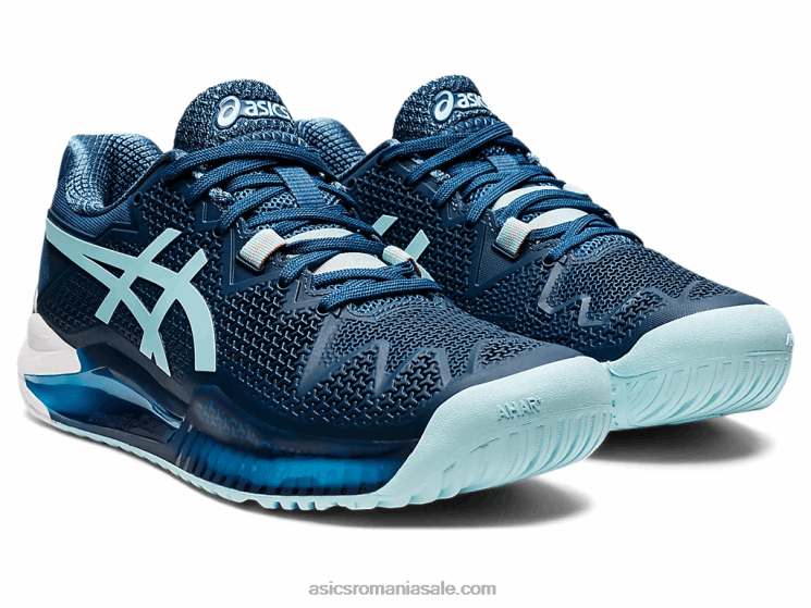 Asics indigo deschis/albastru clar gel-rezoluție 8 lățime ZF4643521