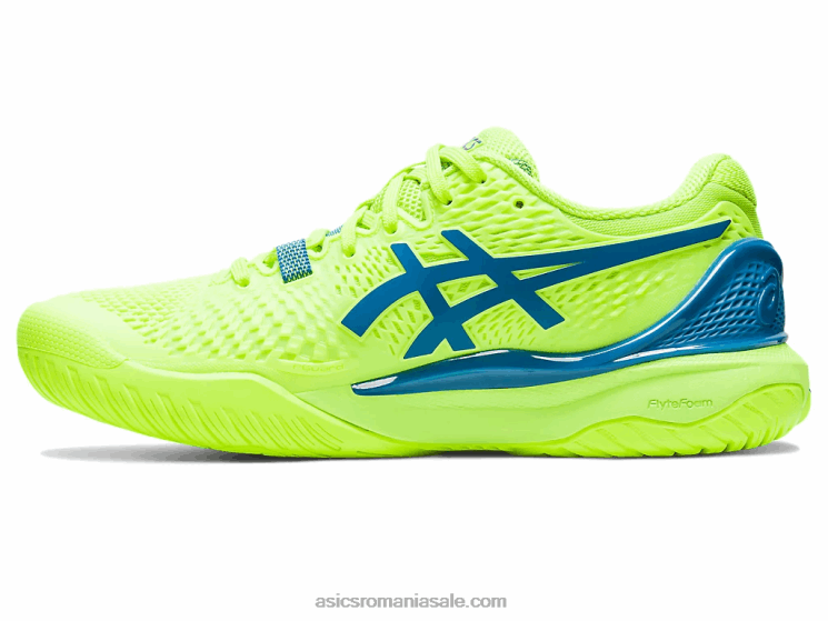 Asics pericol verde/albastru renăscut rezoluție gel 9 ZF4642170