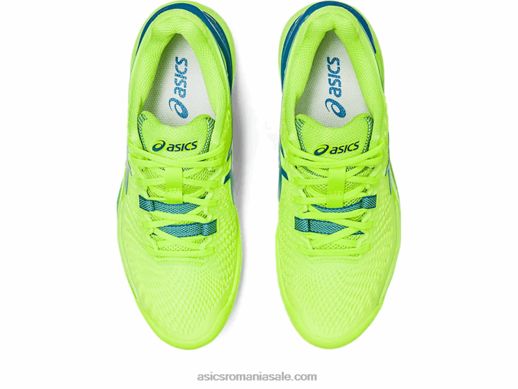 Asics pericol verde/albastru renăscut rezoluție gel 9 ZF4642170
