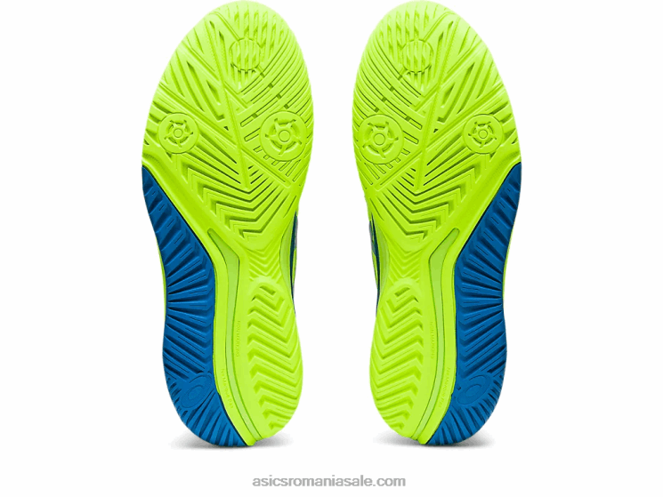 Asics pericol verde/albastru renăscut rezoluție gel 9 ZF4642170