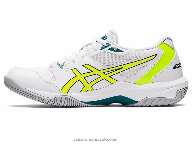 Asics alb/galben de siguranță gel-rachetă 10 ZF4642808