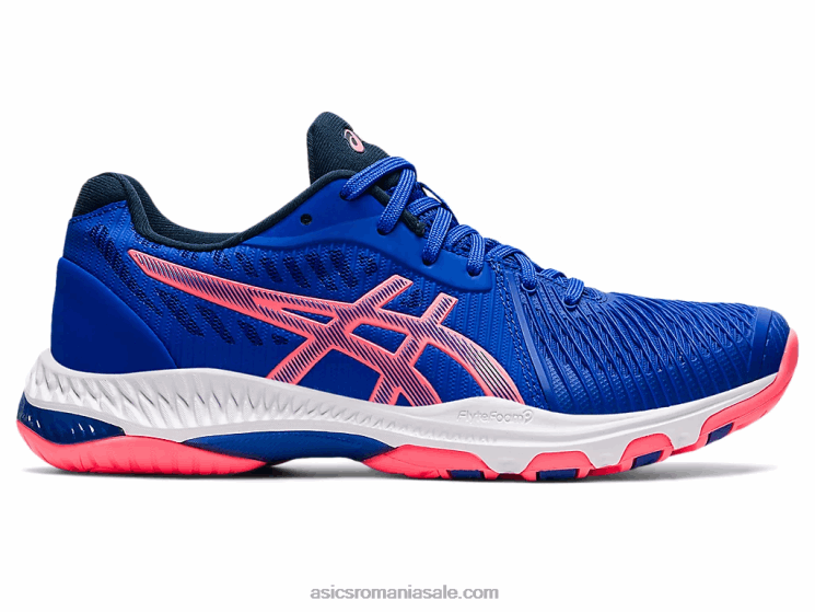 Asics albastru lapis lazuli/coral aprins netburner balistic ff 2 ZF4642356