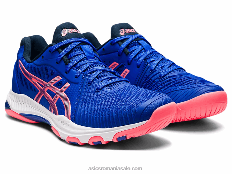 Asics albastru lapis lazuli/coral aprins netburner balistic ff 2 ZF4642356