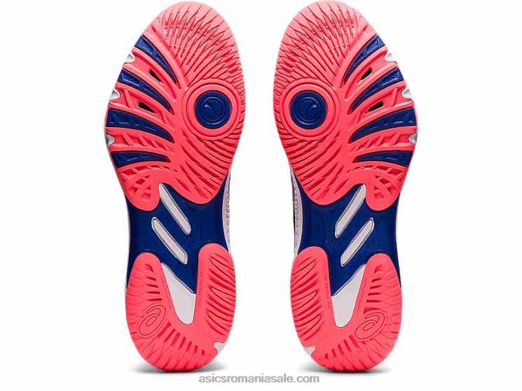 Asics albastru lapis lazuli/coral aprins netburner balistic ff 2 ZF4642356