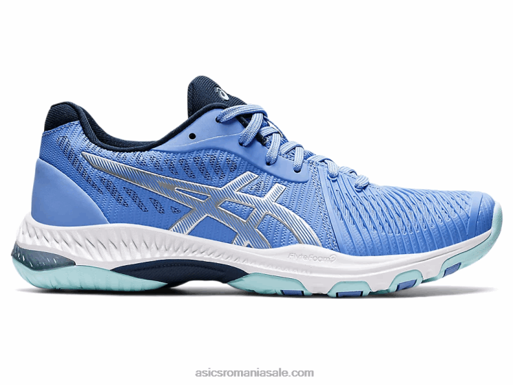 Asics albastru periwinkle/argintiu pur netburner balistic ff 2 ZF4643606