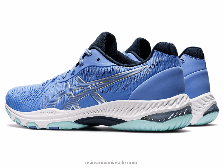 Asics albastru periwinkle/argintiu pur netburner balistic ff 2 ZF4643606