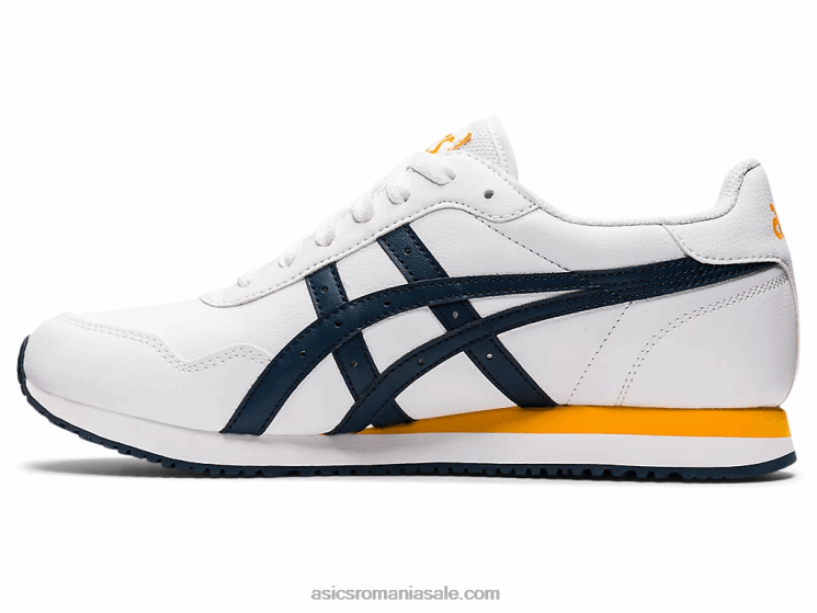 Asics alb/albastru francez alergător de tigru ZF464641