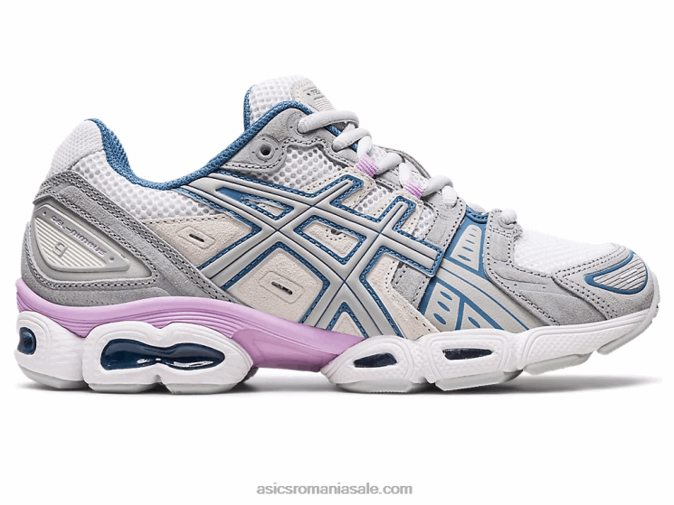 Asics alb/gri mijlociu gel-nimbus 9 ZF4642572