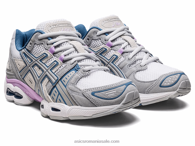 Asics alb/gri mijlociu gel-nimbus 9 ZF4642572