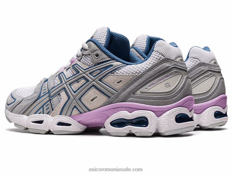 Asics alb/gri mijlociu gel-nimbus 9 ZF4642572