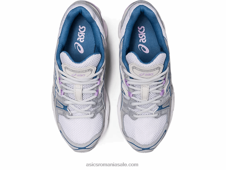 Asics alb/gri mijlociu gel-nimbus 9 ZF4642572