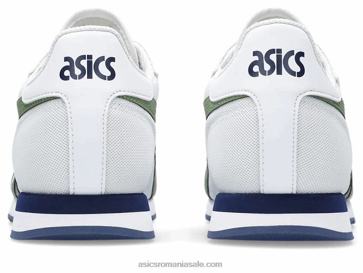 Asics alb/verde cedru alergător de tigru ZF464208